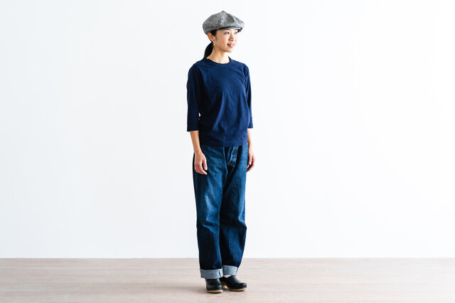 ネイビー / M 着用、モデル身長:160cm