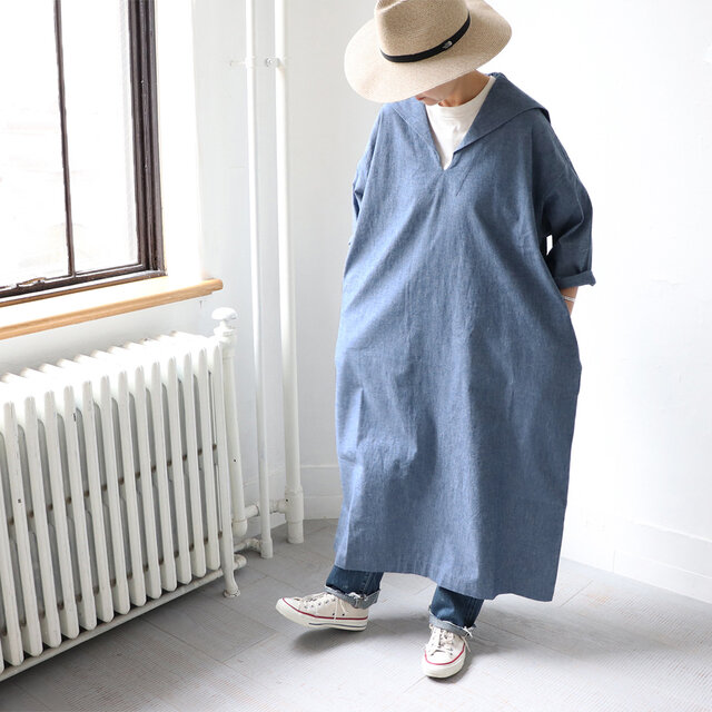 デニムを合わせてとことんカジュアルもやっぱりいい◎