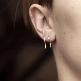MIRTA|Mirta Line 02 Gold (K18 ) Earringピアス ※片耳販売