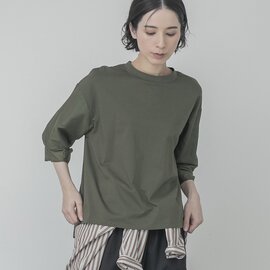 T.Tutie.|コットンソロナシアースリーブプルオーバー/Tシャツ・ソロナ・サステナブル・UVカット・シアー