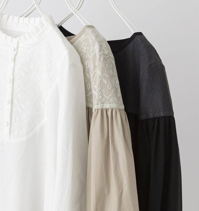 左からオフシロ・ベージュ・クロ