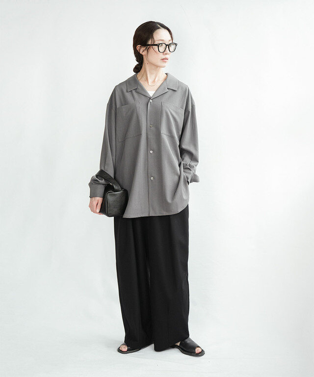 身長:164cm / カラー:908 チャコール / サイズ:2