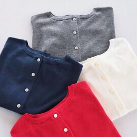 STAMP AND DIARY|スムースウール 2wayコンパクトカーディガン 長袖【DM便発送可能】