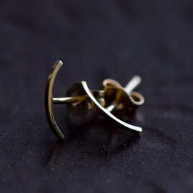 Kathleen Whitaker│ゴールドピアス“Small Stitch Earring”(片耳) p-sc-01-mm ギフト 贈り物