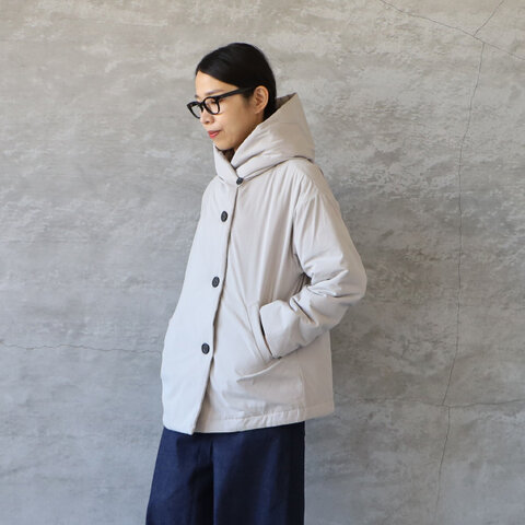 blue willow|ボンディングフードジャケット