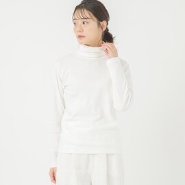 TUTIE.|コットンカシミヤフライスタートルネックプルオーバー 長袖 PRE SALE