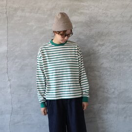 Veritecoeur|VCC-509 taco cotton ボーダーL/S カットソー Tシャツ