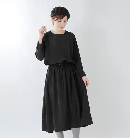 Si-Si-Si|aranciato別注 ウエストギャザーワンピース n-2516d-fn