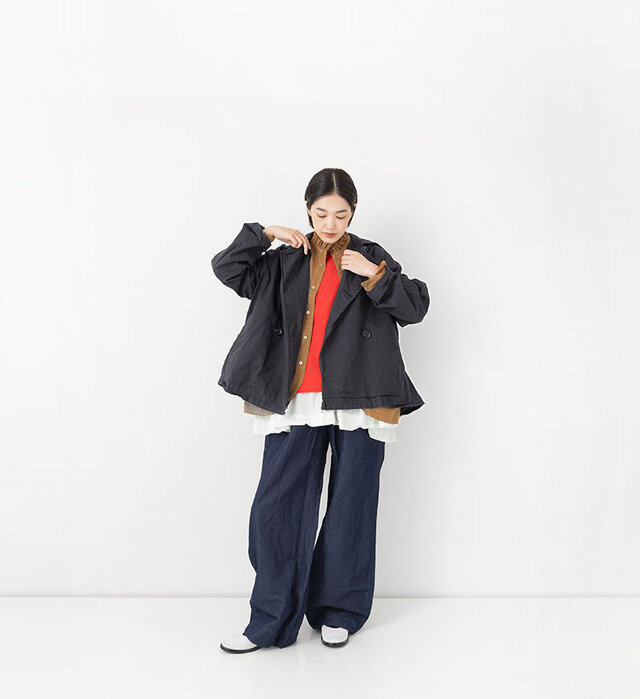 color : CHARCOAL GRAY , model : 162cm