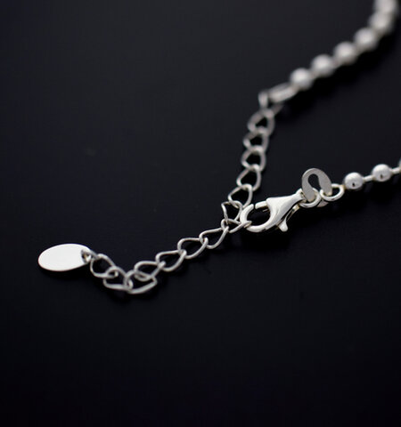 AURA｜シルバー925 ボール チェーン ネックレス“Ball chain necklace” a-n015-yo ギフト 贈り物