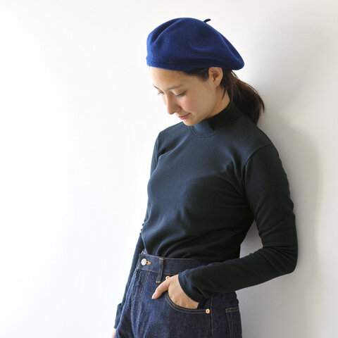ANATOMICA|モックネックロングスリーブTシャツ MOCK NECK TEE L/S ハイネック長袖カットソー トップス 530-521-13 アナトミカ