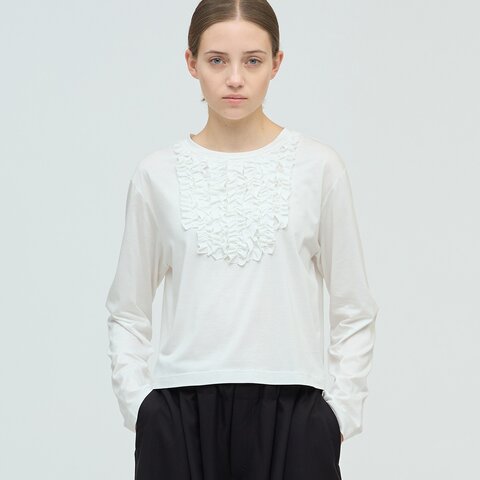 mizuiro ind|フロントフリルプルオーバー