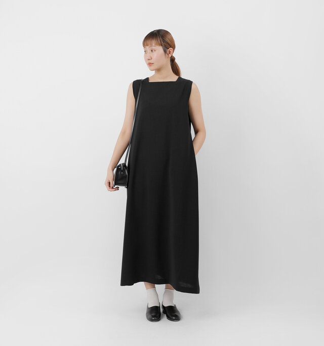 model mayuko：168cm / 55kg 
color : black / size : 3
