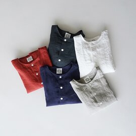 ORCIVAL|リネン クルーネックカーディガン 羽織り CREW NECK CARDIGAN OR-A0783 YLM オーシバル オーチバル