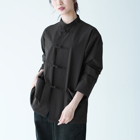AXESQUIN|テック カンフー ジャケット TECH KUNG-FU JACKET チャイナボタン スタンドカラー ライト ジャケット イージージャケット アウター 321005 アクシーズクイン