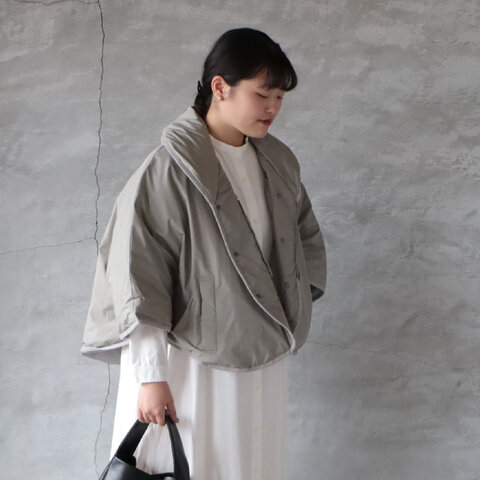 LILOU+LILY|DOWN CAPE ダウンケープ