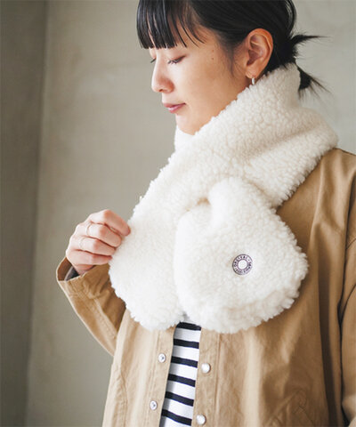 ORCIVAL|ウールボアスカーフ マフラー or-h0262bff