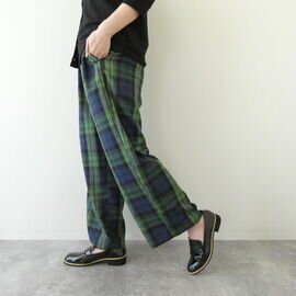 STAMP AND DIARY|オリジナルチェックストレートパンツ(SD602AW52)スタンプアンドダイアリー