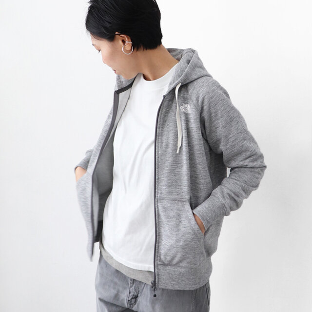 グレーヘザー (杢グレー) / M 着用、モデル身長:160cm