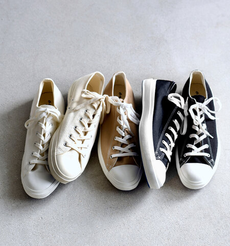 MOONSTAR|キャンバスレースアップシューズ“LOW BASKET” low-basket-rf