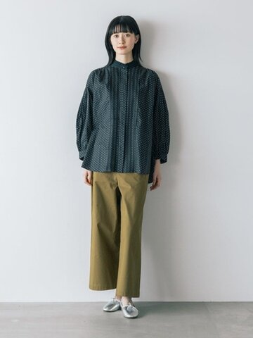 PONT DE CHALONS|【ポンデシャロンの定番パンツ】SEAM POCKET CROPPED PANTS