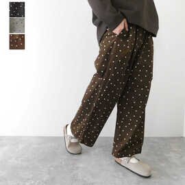 grin|シャツコールミニドットイージーパンツ(8265P007)グリン