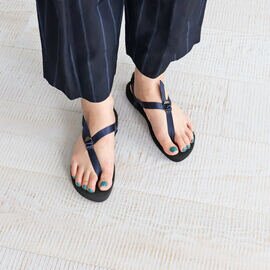 BEAUTIFUL SHOES｜BAREFOOT SANDALS THICK SOLE -navy