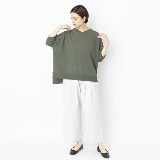 モデル168cm 着用カラー:モスグリーン