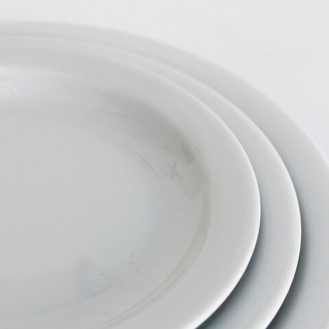 Tuxton｜White Plain Bread Plate/平皿 食器 ダイナーウェア
