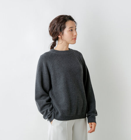 unfil|シルク ウール ハニーコンビニット モックネック セーター wwfl-uu002-hm