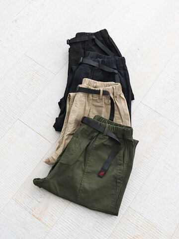 GRAMICCI|BACK SATIN LOOSE TAPERED PANTS