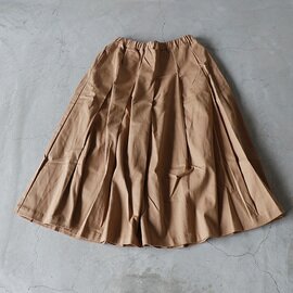 LILOU+LILY｜コットンタックプリーツスカート