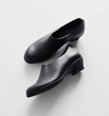 TRAVEL SHOES by chausser｜レザーウェッジソールスリッポンシューズ tr-012-ms