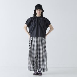 Cion|コットンギンガムウルトラワイドパンツ・19-26112