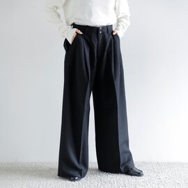 TANAKA|ウールツイル ハカマ トラウザー パンツ “HAKAMA TROUSERS” st-108tr-kk