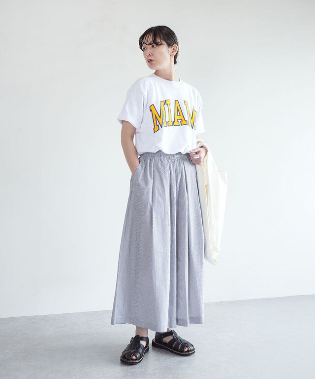 身長:165cm / カラー:418 ストライプ / サイズ:2