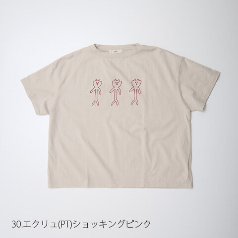 NARU｜(ナル) 40/2天竺OSHOWデザインにゃんこＴ 649015 プリントT　Tシャツ　tシャツ