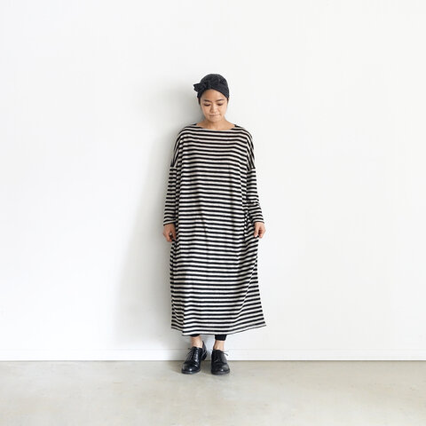 ichi Antiquités|Linen Border Dress