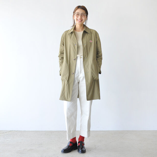 モデル:170cm / 54kg
color : light olive / size : 36(Women's M/JD-8912)
