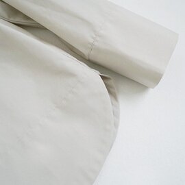 Mochi｜finx cotton shirt [off beige]