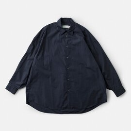 Graphpaper｜コットン ブロード レギュラーカラー オーバー シャツ “Broad L/S Oversized Regular Collar Shirt” gl233-50006b-c-mn