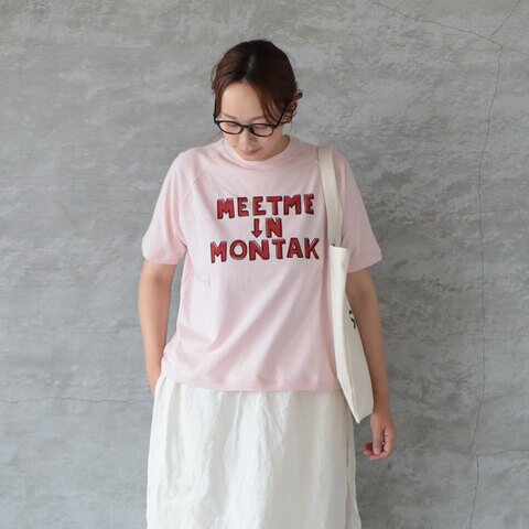 PACIFIC PARK STORE|半袖ロゴプリントTee "MEETME"
