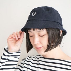 FRED PERRY｜Pique Bucket Hat/ピケバケットハット 帽子 hw6730