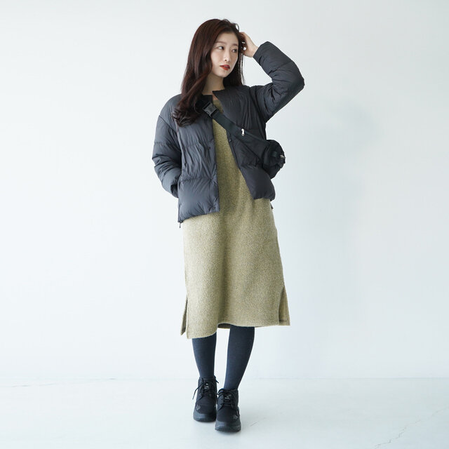 モデル:166cm / 47kg
color : lt.green / size : WS(レディースS~M)