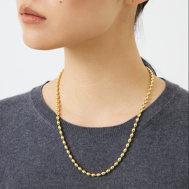 quip queint｜grain chain long necklace　チェーンネックレス　silver925　ユニセックス