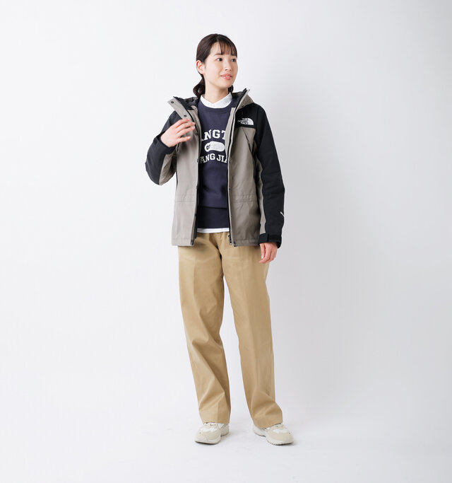 model mizuki：168cm / 50kg 
color : mineral gray / size : womensL