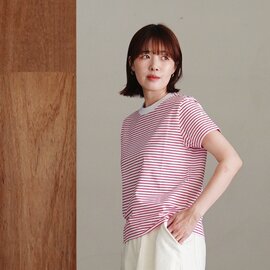 ORCIVAL|クルーネック S/S P.O. ボーダー 半袖 Tシャツ CREW NECK S/S P.O. OR-C0415 CCF オーシバル オーチバル