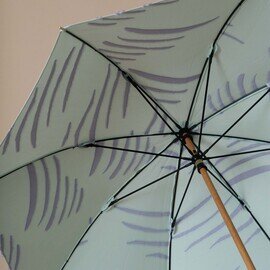 hatsutoki｜summer wind コットン晴雨兼用傘|日傘 長傘 UVカット 防水加工 ｜ 母の日ギフト ｜ プレゼントに