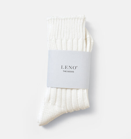 LENO｜コットンリブソックス 靴下 leno-s001