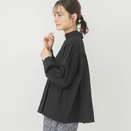 TUTIE.|コットンビエラ起毛ロールカラーブラウス 長袖 PRE SALE